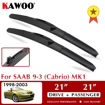Автомобильные Щетки KAWOO Wiper Для SAAB 9-3 (Cabrio) MK1 1998-2003 Лобовое Стекло Аксессуары Для лобового Стекла 21 