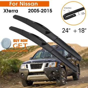 Щетка Стеклоочистителя Автомобиля Для Nissan Xterra 2005-2015 Резиновый Силиконовый Стеклоочиститель Лобового Стекла 24 