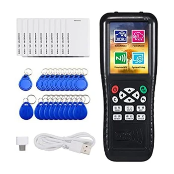 1 Комплект Черных смарт-карт-ключей RFID NFC Копировальный аппарат IC ID Reader Writer Функция декодирования