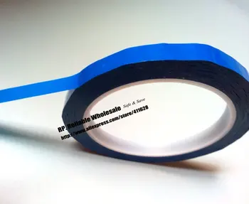 10 рулонов 10 мм * 66 М * 0,06 мм ПЭТ-Противопожарная Высокотемпературная Изоляционная Клейкая лента из Майлара для обертывания Трансформатора Синего Цвета