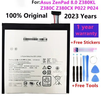 100% Оригинальный Аккумулятор для планшетных ПК C11P1505 Для Asus ZenPad 8,0 Z380KL Z380C Z380CX P022 P024 4000 мАч Bateria + Бесплатные инструменты