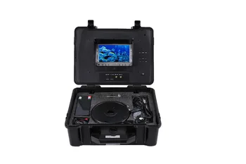 100 м водонепроницаемая камера для рыбалки 600TVL с вращением на 360 градусов, 7-дюймовый видеорегистратор, AV-камера для эндоскопа