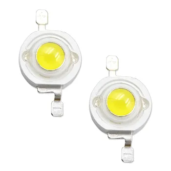 100шт LED 1 Вт 3 Вт Вт LED Светодиодная фара Power LED Flashligh LED Для прожектора Светильник Лампа Светодиодная лампа DIY