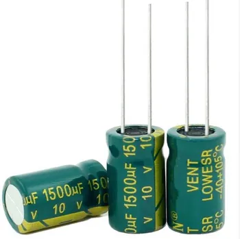 10V1500UF 1500 мкФ 10 В 10 мм * 13 мм электролитический конденсатор