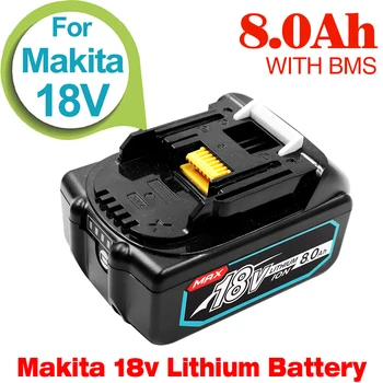 14,4 V 6,0Ah-12Ah Литий-ионная Аккумуляторная Батарея Для Электроинструментов Makita 14V BL1460 BL1430 1415 194066-1