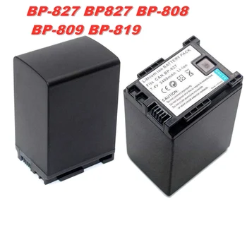 1шт 3400 мАч BP-827 BP827 BP-808 BP-809 BP-819 Аккумулятор для Canon HG31 XA10 HF20 HF10 HF100 HF100E HG20 HG21 HF11 HFS100, BP 827
