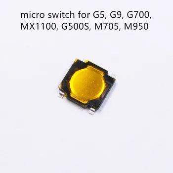1шт оригинальный микропереключатель SMD средней клавиши для logitech G700 G500 M950 M705 MX1100 G5 G9 средняя кнопка 4.8 * 4.8 * 0.8 мм