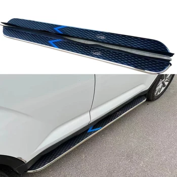 2 шт. Алюминиевая Фиксированная подножка, Боковая педаль шага, боковая трубка, Nerf Bar Подходит для 2020-2023 Hyundai Palisade