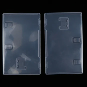 2 шт. для игровой карты Switch NS Прозрачная коробка Держатель картриджа для карт Чехол в виде Ракушки