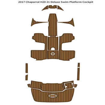 2017 Chaparral H20 21 Роскошная платформа для плавания, коврик для кокпита, лодка, коврик из ЭВА-тика