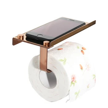 2018 красивый практичный держатель для туалетной бумаги из розового золота, универсальный держатель для туалетной бумаги, держатель для бумаги из нержавеющей стали, бесплатная доставка
