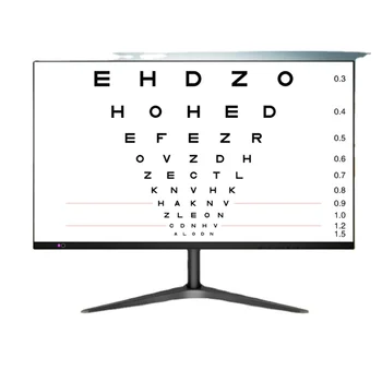 2021 Hongdee Таблица тестирования зрения с 21,5-дюймовым экраном Диаграмма остроты зрения проверка зрения