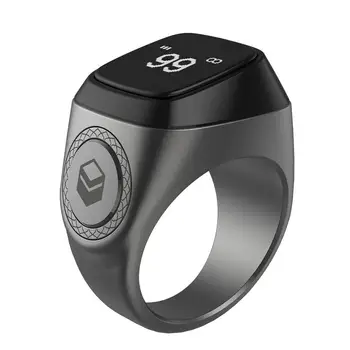 2022 Смарт-кольцо Iqibla для мусульман, Металлический Счетчик Тасбих, Напоминание о времени Молитвы, совместимые с Bluetooth Водонепроницаемые Кольца Ip68