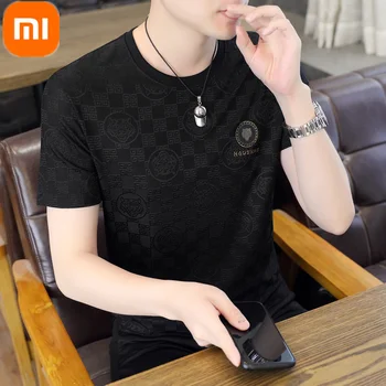2023 Xiaomi YOUPIN Ice Silk Быстросохнущая Повседневная Мужская футболка с круглым вырезом, Приятная для кожи, Дышащая, впитывающая пот, Модная Футболка С коротким рукавом