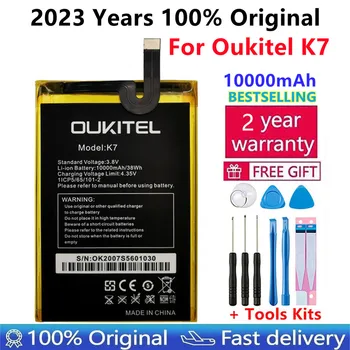 2023 Года 100% Оригинальная Замена аккумулятора емкостью 10000 мАч Высокого качества для Oukitel K7 Power Аккумуляторы для смартфонов + инструменты