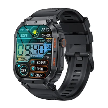 2023 Новые Поступления 1,96 Дюймов Bluetooth Call Смарт-Часы Мужские Спортивные Фитнес-Трекер Smartwatch Для Android IOS Калькулятор 400 мАч
