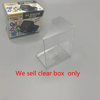 20шт Прозрачная коробка для Sega Для ИГРОВОГО ОБОРУДОВАНИЯ Большое ОКНО Micro GG Дисплей для хранения домашних ЖИВОТНЫХ защитная коробка