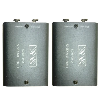 2X 512-Канальный USB к DMX DMX512 Светодиодный светильник DMX-Модуль освещения сцены, Контроллер освещения сцены, мини-Декодер