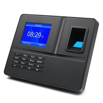 3,2-Дюймовая биометрическая система учета рабочего времени, USB-рекордер, Считыватель отпечатков пальцев, часы в аппарате управления персоналом, электронное устройство