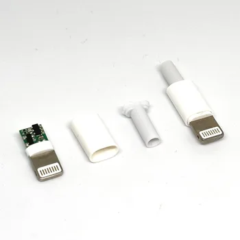 3 комплекта USB для iphone штекер с разъемом для чиповой платы сварка 2,6/3,0 мм Линия передачи данных OTG интерфейс DIY части адаптера кабеля для передачи данных