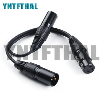 3-контактный разъем для подключения кабеля XLR-3PM-YF Splitter для микрофона, микшера, усилителя