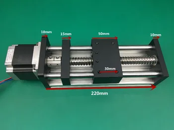 350 мм 400 мм Эффективный ход Линейной направляющей с ЧПУ Сценический рельс Скользящий стол Шариковый винтовой привод Модуль 3D принтера XYZ