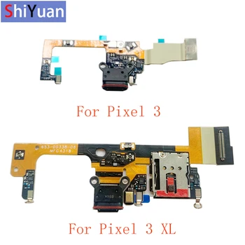 5 шт. Оригинальный порт Зарядки Док-станция USB-штекер Плата зарядного устройства Гибкий кабель печатная плата для Google Pixel 3 3XL Разъем для зарядки Flex