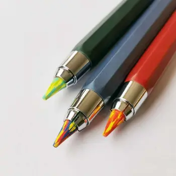 5 шт. Радужные карандашные грифели, цветные карандаши 5,6 мм для взрослых и детей