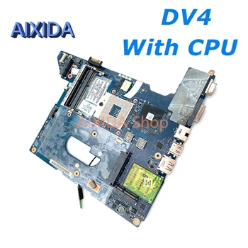 AIXIDA LA-4106P 590350-001 590350-501 Материнская плата для ноутбука HP Pavilion DV4 DV4-2000 HM55 DDR3 GMA HD Основная ПЛАТА полностью протестирована
