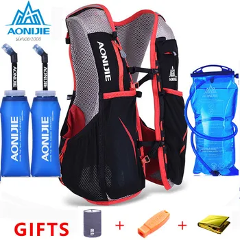 AONIJIE/мужской и женский легкий рюкзак, жилет для бега, нейлоновая сумка для марафона, портативная сверхлегкая сумка для бега, рюкзак 5л
