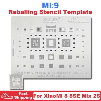 Amaoe MI9 Трафарет для реболлинга BGA для Xiaomi 8 8SE Mix2S SDM845 SDM710 Для Qualcomm Snapdragon 845 710 PM845 PMI8998 PM8005 SDR845