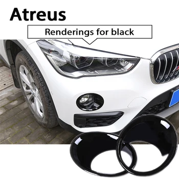 Atreus 2 шт., автомобильная ABS хромированная передняя противотуманная фара, декоративная накладка, наклейка для BMW X5 F15 2014-2017 X1 2009 2010 2011 2012 2016