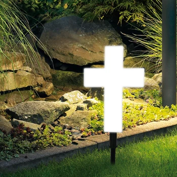 BORUiT Солнечный Крест Для украшения сада Дорожка для Газона Внутренний двор Акриловый наружный ландшафт