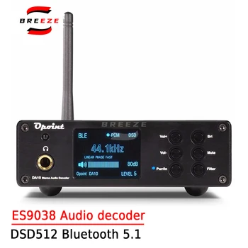BREEZE HIFI Двухъядерный аудио Декодер ES9038 DAC Для Воспроизведения в ухе Цифровой Hifi Fever USB Hard Solution DSD512 Bluetooth 5.1