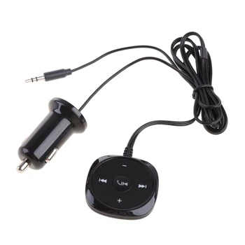 Bluetooth-совместимый адаптер с шумоподавлением, Портативный беспроводной Aux для автомобильного музыкального приемника, Динамик, наушники