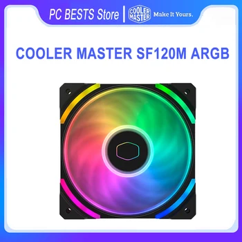 Cooler Master SF120M ARGB 120 мм Корпус компьютера Вентилятор 4Pin PWM CPU Cooler Радиатор Промышленного класса silence Заменяет вентилятор