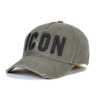 DSQ2 бренд Бейсбол кепки хлопок значок буквы высокое качество Cap Мужчины Женщины вышивка шляпа дальнобойщика кепка snapback папа шапки