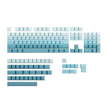 EPOMAKER EmeraldMist 149 Клавишных Колпачков PBT Сублимационные Колпачки с Вишневым Профилем для Механической игровой клавиатуры