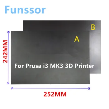 Funssor 252X242 мм Магнитная Лента Для Постельного Белья Flex Build Tape Kit Для 3D-принтера DIY Creality