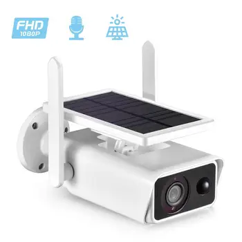 Gadinan Камера на солнечной Энергии 1080P Wifi IP-камера Слот для карты памяти с Питанием от Аккумулятора Беспроводная P2P аудио Наружная Безопасность С Движением PIR