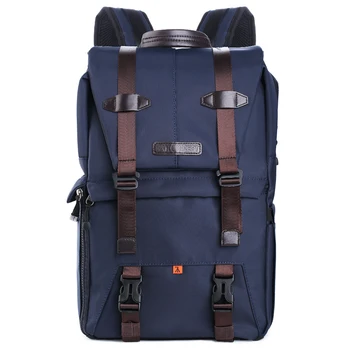 K & F Concept Многофункциональный водонепроницаемый рюкзак для камеры 20Л, стильная сумка для DSLR/SLR камеры, подходит для ноутбука с диагональю 15,6 дюйма и ремнями для штатива