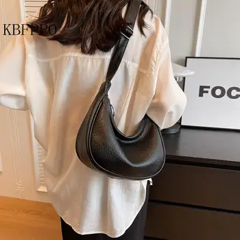 Kbfppo Новая модная женская сумка на плечо в виде полумесяца из высококачественной искусственной кожи, кошелек для телефона, маленькая сумочка, женские сумки-мессенджеры