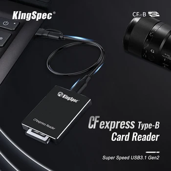 KingSpec USB Кард-ридер CFexpress Type B Кард-ридер USB3.1 Gen2 Адаптер 10 Гбит/с Кабель для Зеркальных Аксессуаров Для Ноутбуков Cardreader