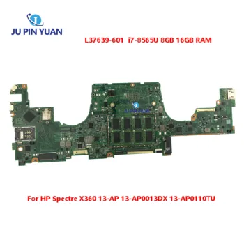 L37639-601 TPN-Q212 Для HP Spectre X360 13-AP 13-AP0013DX 13-AP0110TU Материнская плата ноутбука DA0X37MBAF0 X37 i7-8565U 8 ГБ 16 ГБ оперативной памяти