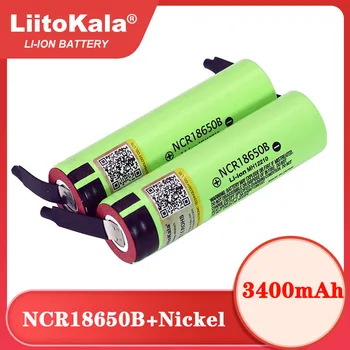 Liitokala Оригинальный NCR18650B 3,7 В 3400 мАч 18650 Литиевая Аккумуляторная Батарея Сварочные Никелевые Листовые батареи DIY Mobile power
