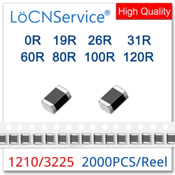 LoCNService 1210/3225 100 МГц 2000 шт. Многослойный Чип Ферритовые Бусины 0R 19R 26R 31R 60R 80R 100R 120R 25% Высокое качество