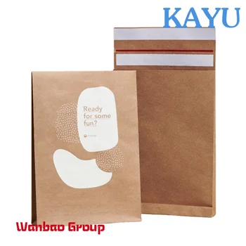 MOQ 1000 дешевая почтовая сумка из коричневой зернистой бумаги/Конверт/Пакеты для доставки
