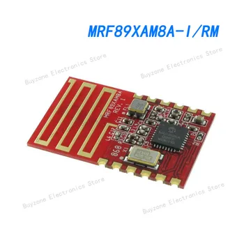 MRF89XAM8A-I/RM Универсальный модуль приемопередатчика ISM частотой 1 ГГц, 868 МГц, встроенный, с поверхностным креплением