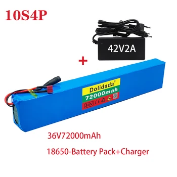 Nieuwe 18650 Batterij 10s4p 36 V 72AH High Power 600 W, Geschikt Voor Elektrische Fiets Lithium-Batterij Erfüllt Oplader Verkoop