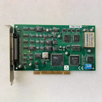 PCI-1716 REV A1 Оригинал Для Advantech 16-битный 16-канальный аналоговый вход высокого разрешения с 1K FIFO 250K/S Горячая Распродажа